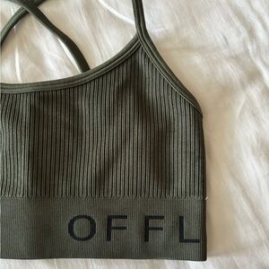 Offline Ribbed Seamless Strappy Back Sports Bra